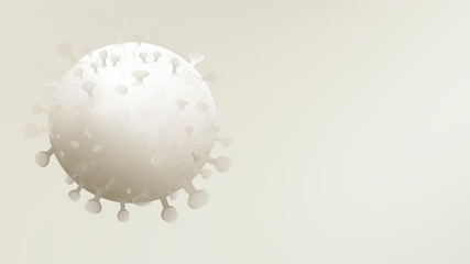 white organic organism corona