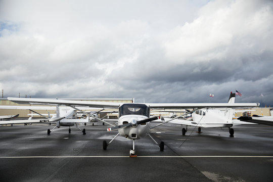 Propeller Plane On The Tarmac