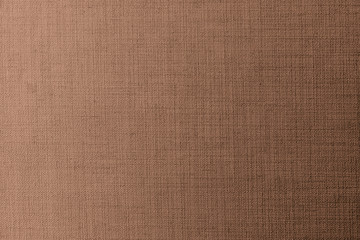 Fototapeta na wymiar Weaved brown linen fabric