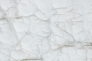 White recycled truck tarpaulin texture