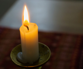 Candle in the dark