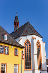 Fototapeta na wymiar Windows of the Carmelite church in Boppard, Germany