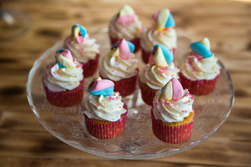 cupcake with candles