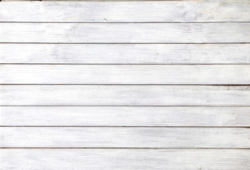 Obraz na płótnie Canvas Texture of olden wood planks with paint of white color