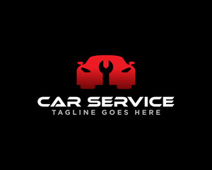 Car Service Logo Design Vector