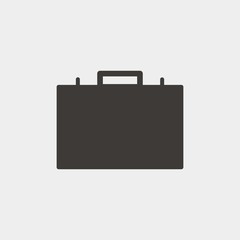 briefcase icon vector illustration and symbol for website and graphic design