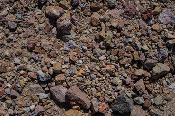 Numerous Rocks and Stones on Desert