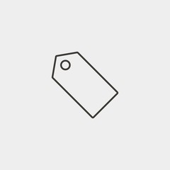 price tag icon vector illustration and symbol for website and graphic design