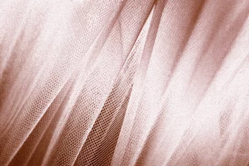 Gordijnen Copper snakeskin fabric texture © Rawpixel.com