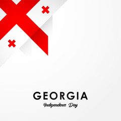 Georgia Independence Day Vector Design Illustration