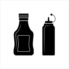 Condiment Bottle Icon, Condiment Squeeze Bottle, Condiment Dispenser, Dispensing Bottle