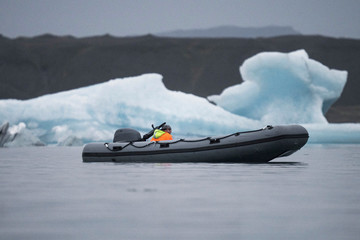 Fototapeta premium Jökulsárlón glacial lake in Iceland