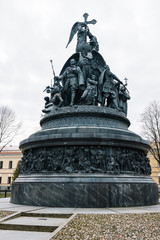 Great Monument Millenium of Russia. Veliky Novgorod, Russia