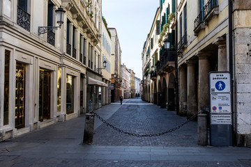 Obraz premium Padwa, ulica Cavour