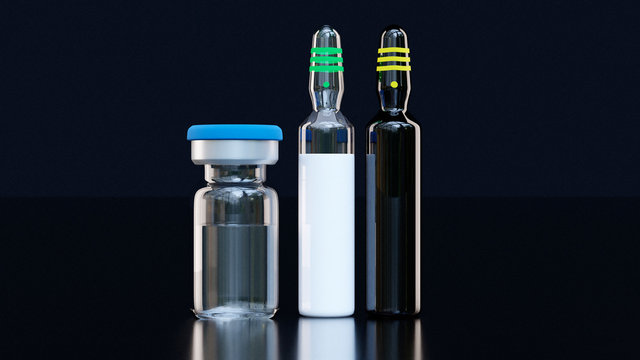 Medical Vaccine Ampoules COVID-19