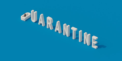 Quarantine Graphic image.