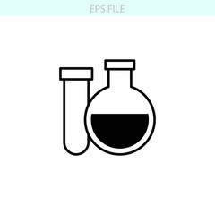 Science icon. EPS vector file