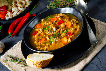 Flaczki - tripe soup the Polish way