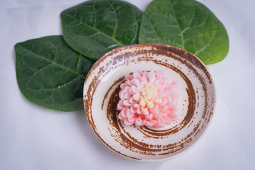Beautiful flower shaped jelly
Thai dessert