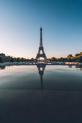 Fototapeta na wymiar Eiffel tower view