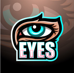 Eyes mascot esport logo design