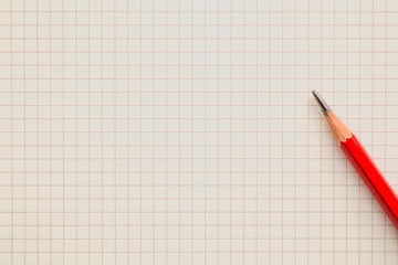 Abstract white paper line pattern with pencil. Blank notebook. picture for add text message or used background on website 