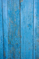 Fototapeta na wymiar Background texture of old boards of blue color