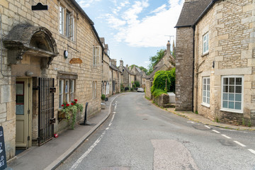 Fototapeta na wymiar Bisley a picturesque Cotswold village, Gloucestershire, United Kingdom