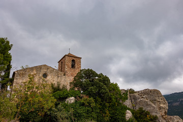 Fototapeta na wymiar Panoramic view of Siurana village in Catalonia, Spain