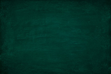 Green Chalkboard. Chalk texture school board display for background. chalk traces erased with copy space for add text or graphic design. Backdrop of Education concepts 