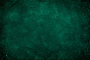 Green Chalkboard. Chalk texture school board display for background. chalk traces erased with copy space for add text or graphic design. Backdrop of Education concepts 