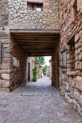 Fototapeta na wymiar Panoramic view of Siurana village in Catalonia, Spain