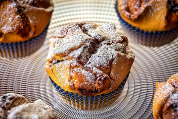 Abruzzese soffione with ricotta: italian pastry