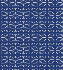 Japanese Diamond Star Vector Seamless Pattern