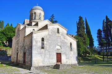Saint Simon the Canaanite Church in summer, New Athos, Abkhazia