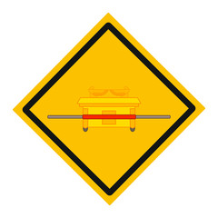 Ark of the Covenant, Relic of Christianity, illustration for web and mobile design.