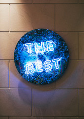 The best blue neon sign