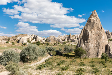 Fototapeta premium rock formations in cappadocia turkey