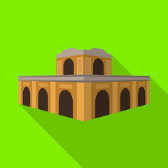 Vector design of building and vietnam symbol. Set of building and architecture stock vector illustration.