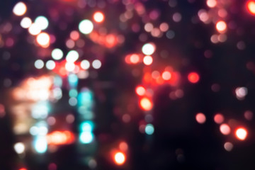 city street bokeh night light blurred background