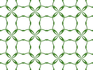 Seamless pattern design with floral background elements, brown, black, gray, white ornaments