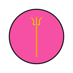 objects of mythological gods of Olympus, illustration for web and mobile design.