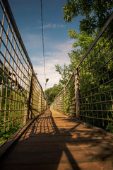 Obraz premium Bridge at St. Sophia Cathedral in Polotsk in Belarus