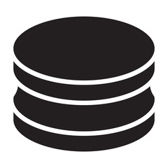 Piercing of plug vector icon.Black vector icon isolated on white background