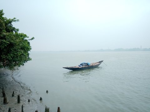 boat on the river