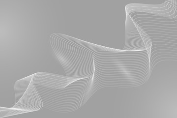 Line wave abstract vector for business, banner website, brochure and flyer background with copy space.