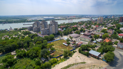 Fototapeta premium The area on the banks of the Don River. Rostov-on-Don. Russia