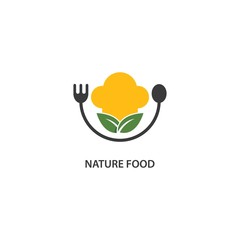 Hat chef food logo