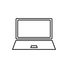Laptop And Connection Icon Vector Design Template