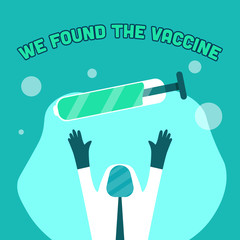 We found corona virus vaccine